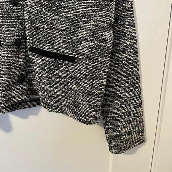 Smash + Tess Jamie Cardigan Black White Blazer Size Large Women’s - Picture 5 of 11